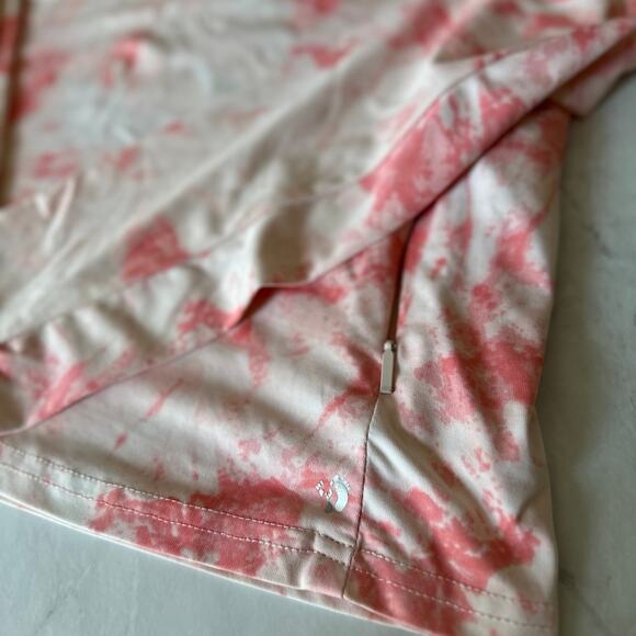 Hang Ten UV Protection Long Sleeve Swim Top Tie Dye Pink Rash Guard UPF50 medium - Picture 2 of 4